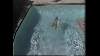 Preview 1 of Pornslandcim - Horny overstuffed musclehead blonde gut-sticker Chance Caldwell dreams about tight ass of young pool swimmer