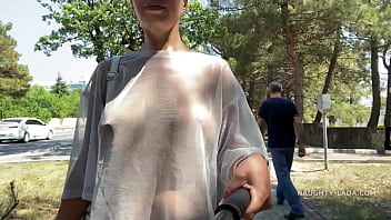 Preview 2 of Sexy Desi Anuty Boobs - Transparent dress selfie for my subscriptions