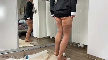 Preview 2 of Chibolasxxx - business woman tries different panties,  Business Bitch