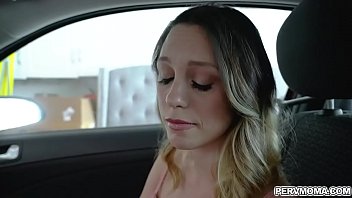 Preview 2 of Play Tits In Cars - Jade Nile sucks Tony Profanes cock to keep her malfeasance secret
