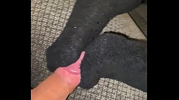Preview 2 of Big Black Ass Loves White Dick - Another footjob from queen lyssa