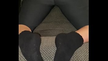 Preview 1 of Big Black Ass Loves White Dick - Another footjob from queen lyssa