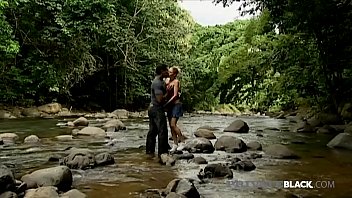 Preview 1 of Sana Khan Pron - Private Black - Jamie Broks Ass Fucked In River By A BBC!