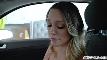 Preview 2 of Turk Nl - Jade Nile blows Wrex Olivers cock inside the car to shut his mouth from their stepmom