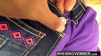 Preview 2 of Dad Buttplug - HD I&#039_m Pushing Rock Hard Cock Into My Step Sister Innocent Titties After POV Blowjob While My Step Mom Is Grocery Shopping,  Hot Busty Young Blonde Black Girl Sheisnovember Sucking Her Freaky Step Brother BBC,  Big Tits,  Pussy Out By Msnovember