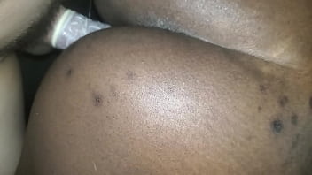 Preview 3 of Exposed And Unaware Wife Cora - Big Ass Black Chick Fucks Asian