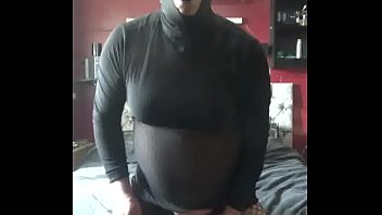 Preview 2 of Kimaya Agatha Bigo Live - mark wright the bisexual crossdressing sissy is not cam shy as he pulls his mask of his head and puts it back on again as he shoots a cumshot towards the end but said he would have cum quicker if he had a real cock fucking him from behind