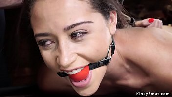 Preview 1 of Kitty Caprice Compilation - Slave suffers back bend suspension