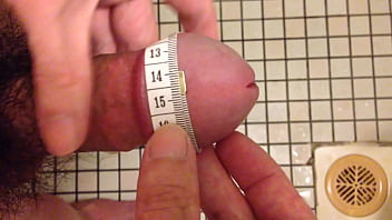 Preview 3 of Fuck Litter Girls - physical measurement(erection)