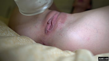 Preview 3 of Mom And Popcron - Teen Clit Pump and Vacuum Tits Closeup