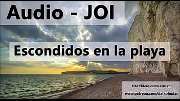 Preview 3 of Pura Pura Tidur Jp - Audio JOI en espa&ntilde_ol,  escondidos en la playa. Estilo rol.