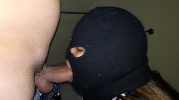 Preview 4 of Cute Stickam Teen Braces - Bandida chupando Ref&eacute_m no Cativeiro