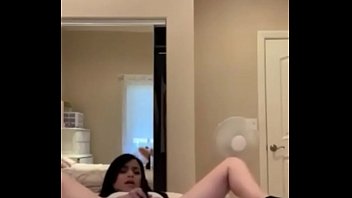 Preview 4 of Sweetroomie - Sexy brunette masturbating her pussy alone at home