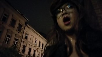 Preview 3 of Mmvflms Com - Sissy Haylee&#039_s Public Cum Walk And Flashing Huge Tits part 1