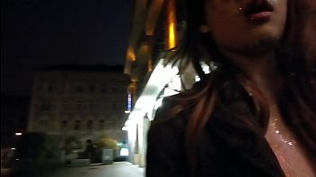 Preview 4 of Mmvflms Com - Sissy Haylee&#039_s Public Cum Walk And Flashing Huge Tits part 1