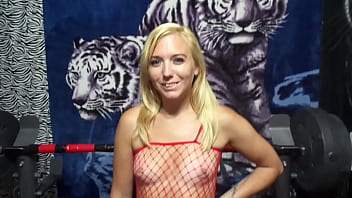 Preview 1 of Full Xvideo - BLONDE BABE IN FISHNET BODYSTOCKING on MAXXX LOADZ AMATEUR HARDCORE VIDEOS KING of AMATEUR PORN