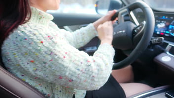 Preview 1 of Hd Czech Casting Michaela 2157 - I gave a friend a ride and had sex with him in the car