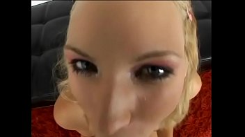 Preview 4 of Tallywood Anuskha Sex Video - Kinky blonde young whore Skylar Banx feels warm cum on her butt after great blowjob