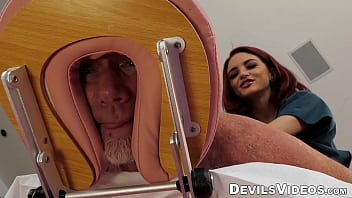 Preview 1 of Car Xxx - Petite redhead provides customer with hot sex massage