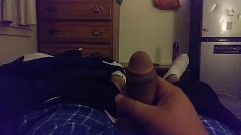 Preview 2 of Ne Vzx - Jerking dick from soft to hard would you girllys suck it