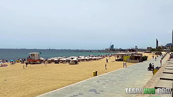 Preview 1 of Abs Halik - Perfect Tits Spotted at a Barcelona Nude Beach Apra Shay,  Don Mulatito