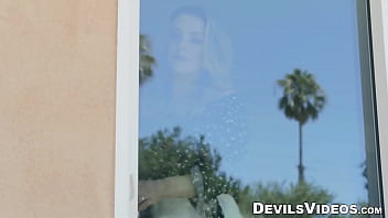 Preview 1 of Son And Mom Big Tits - Sweet babe Kate Kennedy with blonde hair rough doggy pound