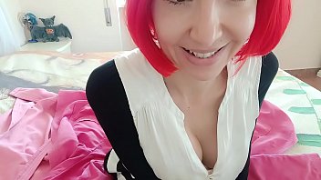 Preview 1 of Corner Of The Bed To Orgasm - gets a nice enema full of white cream and then ...