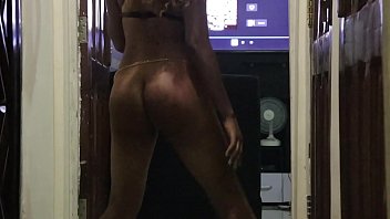 Preview 2 of Intense Load - Sexy Black Ebony Dancer Twerks,  Deepthroats and Has Rough Sex