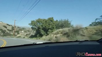 Preview 1 of Jilati Vaginq - Stranded Teen Spencer Bradley On Highway Fucked Outdoor