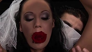 Preview 1 of Gaby Ramirez Kojiendo Porno - Gorgeous suffering bride,  Regina Moon. Part 1.