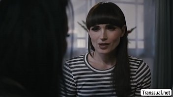 Preview 2 of Vest8 - TS Natalie Mars fucks MILF Reagan Foxx