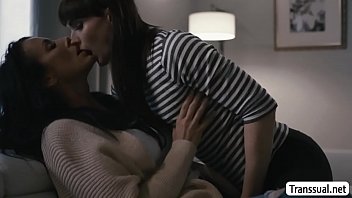 Preview 3 of Vest8 - TS Natalie Mars fucks MILF Reagan Foxx