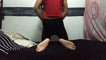 Preview 1 of Hot White Mom Fuck By Black Boy - Kenia travesti de M&eacute_xico toc&aacute_ndose