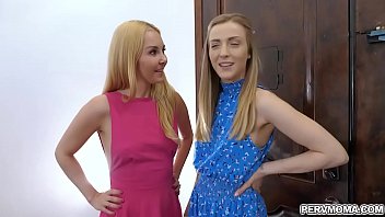 Preview 2 of Fiva Teen - Aaliyah Loves stepson catches her and his stepaunt eatng each others pussies