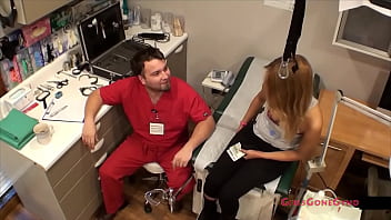Preview 4 of Sister Rough And Force - Latina Maria Santos Becomes Human Guinea Pig For Electrical Stimulation Research By Doctor Tampa at GirlsGoneGyno Reup