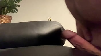 Preview 1 of Masha Babko Blow Job - Humping my couch w/ cumshot