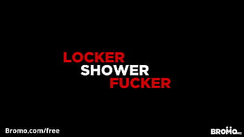 Preview 4 of Glory Hole Brandi Love - BROMO - Locker Shower Fucker - Trailer preview
