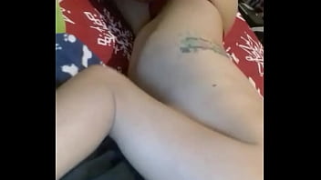 Preview 3 of Most Painful - Skinny latina teen rubbing her tits on bed
