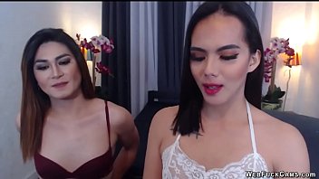 Preview 1 of Yang And Old Xxx Hd Video - Shemale girlfriends fucking on cam