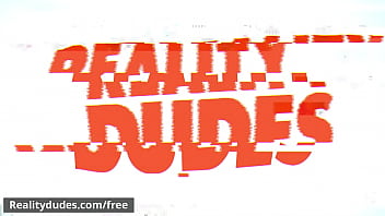 Preview 1 of Fete De 15 Ani - (Gus,  Fena) - Dudes in Public 58 Shaded Patio - Reality Dudes