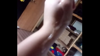 Preview 2 of Forcedo To Open The Dress - Esporrada gostosa que lambuzou por tudo