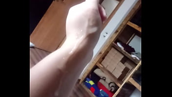 Preview 3 of Forcedo To Open The Dress - Esporrada gostosa que lambuzou por tudo