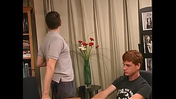 Preview 1 of Japanese Reporter - Sexy slut fucked hard on the couch by bisexual guys sucking hard cock
