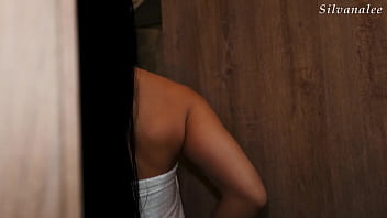 Preview 1 of Amwf Milf Forced By Asian Guy - Stepmom Silvana Lee watches her son masturbate and helps Brian Evansx cum