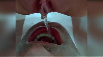 Preview 1 of Korean Bbc Xxx - Dominatrix pussy piss in mouth,  pee drinking and swallows