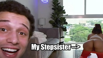 Preview 4 of Tijuana Adelitas Bar - PAWG Step Sister Valentina Jewels Gets Spied On By Her Pervy Step Brother During Corona Quarantine