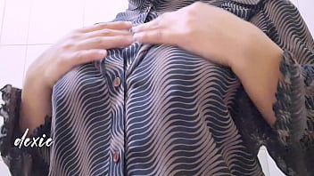 Preview 2 of Sex Withworker - Pinay Chubby Big Tits - Office Break time playing her Big Natural tits