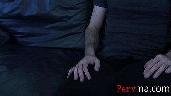 Preview 1 of Japanese Wife Affair Porn - Stepmom While Puts His Cock In Her Mouth- Kayy