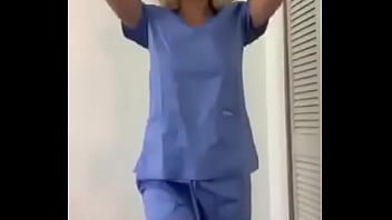 Preview 2 of Xxx Naket Com - Nurse showing off