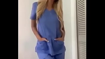 Preview 1 of Xxx Naket Com - Nurse showing off
